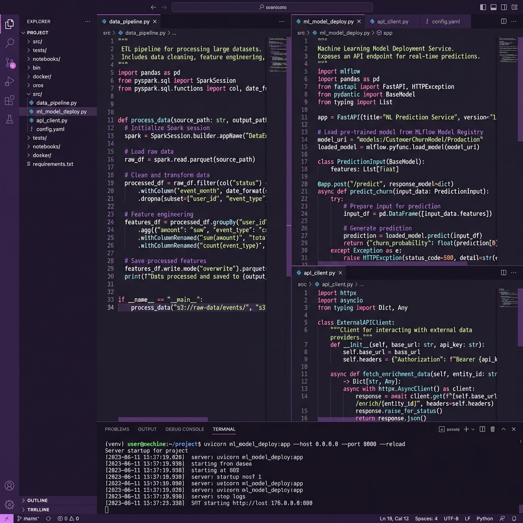 Model Training Interface